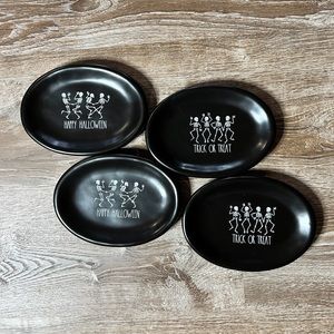 COPY - Set of four- Halloween Rae Dunn mini plates